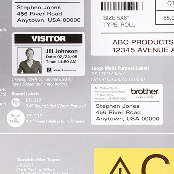 Brother QL-1050 WIDE FORMAT PROFESSIONAL LABEL PRINTER - Picture 9 of 13